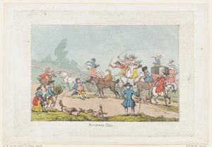Richmond Tepesi, 1811., 1811. by Thomas Rowlandson