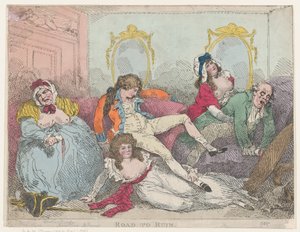 Harabe Yolu, 1785., 1785. by Thomas Rowlandson