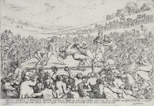Kırsal Sporlar - Bir Değirmen Maçı, 28 Eylül by Thomas Rowlandson