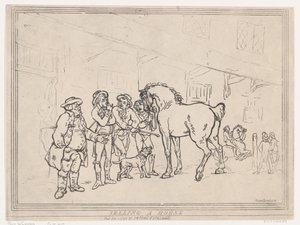 At Satmak, 1 Aralık 1791., 1 Aralık 1791. by Thomas Rowlandson