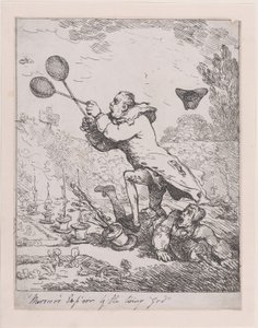 Sir Joseph Banks ve Fas İmparatoru, 1788., 1788. by Thomas Rowlandson