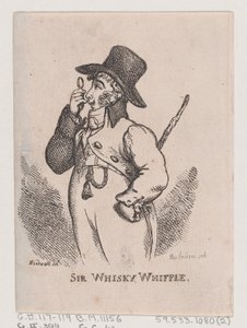 Sir Whiskey Whiffle, Nisan 1808., Nisan 1808. by Thomas Rowlandson