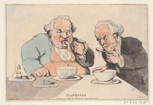 Köleciler, 1799-1800., 1799-1800. by Thomas Rowlandson