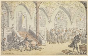 Dr. Sözdizimi için Çalışma Kolejde Eğlendi by Thomas Rowlandson