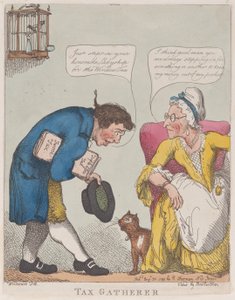 Vergi Toplayıcı, 30 Ağustos 1799., 30 Ağustos 1799. by Thomas Rowlandson