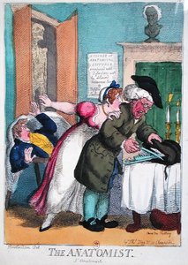 Thomas Tegg tarafından yayınlanan Anatomist, by Thomas Rowlandson