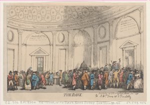 Banka, Ocak 1792., Ocak 1792. by Thomas Rowlandson