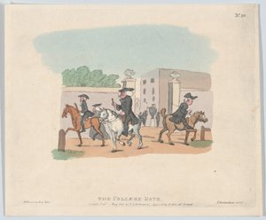 Kolej Kapısı, 1 Mayıs 1803., 1 Mayıs 1803. by Thomas Rowlandson