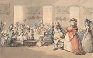 Hamamın Konforu: Kahvaltı by Thomas Rowlandson