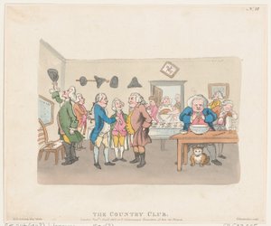 The Country Club, 7 Nisan 1803., 7 Nisan 1803. by Thomas Rowlandson