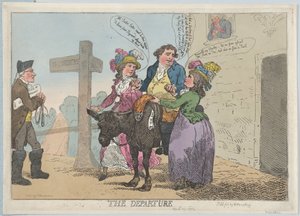 Ayrılış, 29 Nisan 1784., 29 Nisan 1784. by Thomas Rowlandson