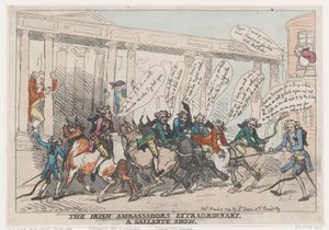 İrlanda Büyükelçileri Olağanüstü, Bir Gallante Gösterisi, 7 Mart 1789., 7 Mart 1789. by Thomas Rowlandson
