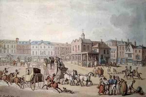 Pazar Yeri, Kingston-on-Thames by Thomas Rowlandson