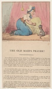 Yaşlı Hizmetçinin Duası!!, 10 Şubat 1801., 10 Şubat 1801. by Thomas Rowlandson