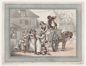 Bezelye Arabası, 16 Nisan 1788., 16 Nisan 1788. by Thomas Rowlandson