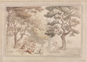 Piknik by Thomas Rowlandson