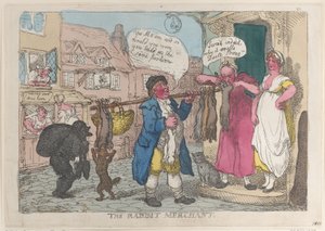 Tavşan Tüccarı, 1810., 1810. by Thomas Rowlandson