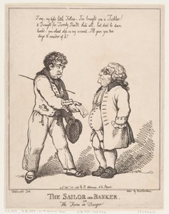 Denizci ve Bankacı veya Tehlikedeki Firma, 28 Ekim 1799., 28 Ekim 1799. by Thomas Rowlandson