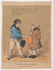 Denizci ve Bankacı veya Tehlikedeki Firma, 28 Ekim 1799., 28 Ekim 1799. by Thomas Rowlandson