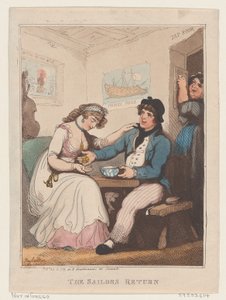 Denizcinin Dönüşü, 10 Ekim 1799., 10 Ekim 1799. by Thomas Rowlandson