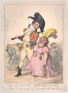 Başarılı Fal Avcısı veya Kaptan Shelalee Lider Bayan Marrowfat..., [1802], 1812