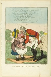 Sevdiğim Tatlı Küçük Kız by Thomas Rowlandson