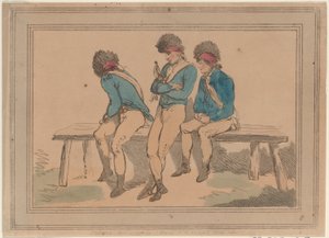 Üç Gönüllü, 1798., 1798. by Thomas Rowlandson