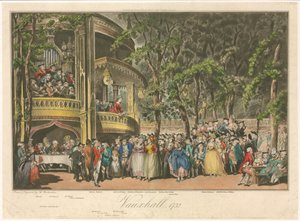Vauxhall, 1732 by Thomas Rowlandson
