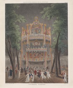 Vauxhall Bahçesi, 2 Ekim 1809., 2 Ekim 1809 by Thomas Rowlandson