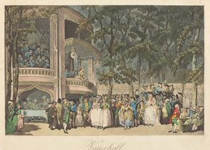 Opel Bahçeleri by Thomas Rowlandson