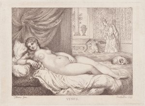 Urbino Venüsü, 1799., 1799. by Thomas Rowlandson