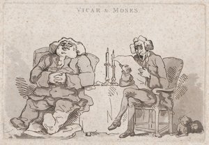 Papaz ve Musa, 1786., 1786. by Thomas Rowlandson