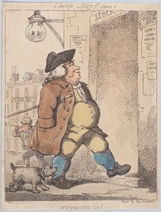 Waddling In!, 1 Ağustos 1799., 1 Ağustos 1799. by Thomas Rowlandson