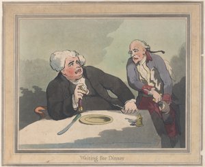 Akşam Yemeği Bekleniyor, 5 Kasım 1792., 5 Kasım 1792. by Thomas Rowlandson