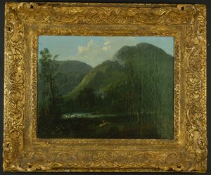 Rydal Hall, c.1790 tuval üzerine yağlı boya by Thomas Sautelle Roberts