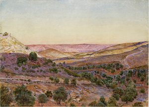 Moab Tepeleri ve Hinnom Vadisi, 1854