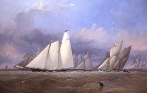 Cowes'daki Amerika, 1852