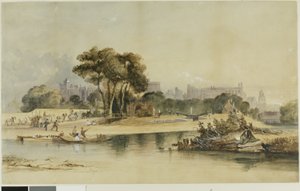 Windsor Kalesi çevresi by Thomas Shotter Boys