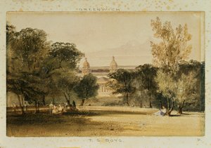 Parktan Greenwich Hastanesi, 1830 by Thomas Shotter Boys