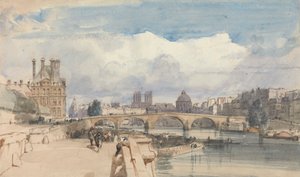 Pont Royal, Paris by Thomas Shotter Boys