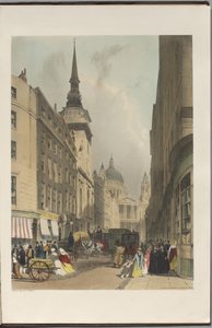 Olduğu Gibi Londra: Ludgate Hill'den St. Paul's by Thomas Shotter Boys