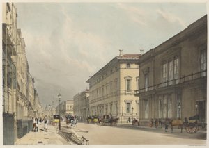 Olduğu Gibi Londra: Kulüp Evleri, Pall Mall by Thomas Shotter Boys