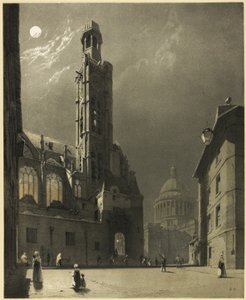 Aziz Etienne du Mont ve Pantheon, Paris by Thomas Shotter Boys