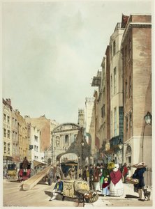 The Strand'dan Temple Bar, Londra'nın Orijinal Görünümlerinden 22 numaralı plaka by Thomas Shotter Boys