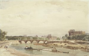 Queen's Course'tan görülen Concorde Köprüsü by Thomas Shotter Boys