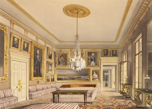 Çizgili Çizim Odası, Apsley House, 1853 (baskı) by Thomas Shotter Boys