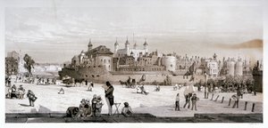 Londra Kulesi, 1842 by Thomas Shotter Boys