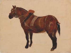 Çalışan Bir Atın İncelenmesi by Thomas Sidney Cooper