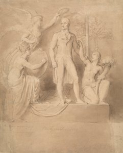 Wellington Anıtı İçin Bir Çalışma by Thomas Stothard