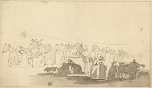 Canterbury Hacıları by Thomas Stothard